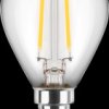 48654 LED filament bulb G45, E14, 1 W, 80 lm, warm white