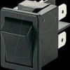 01858.1102-01 Wippschalter EIN - AUS, 2 polig, schwarz