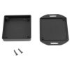 Hammond 1551TTFLBK Miniature Plastic Enclosure - Flanged 60 x 60 x 15 Black