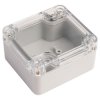 CamdenBoss 7200-201C Polycarbonate Case Clear Lid 64 x 58 x 35mm 7200 Series