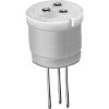 Semiconductor socket, 3 pole, CuZn alloy for TO-18, TF 183