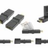 PRZEJŚCIE WTYK HDMI NA GNIAZDO HDMI OBROTOWE 360'