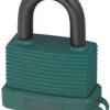Kłódka bezpieczeństwa średnica szekli: 8mm ABUS z kluczem W budynkach, na zewnątrz aluminiowo-stalowa Zielony