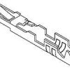 Molex 901190121 Styk zaciskany, 1 szt.