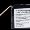 GPS navigation battery for Pioneer, 800 mAh