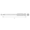 Bit Torx BERNSTEIN Tools for Electronics 6-IP25-75 E 6.3 6 szt.