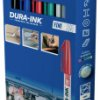 Markal DURA-INK FINE 22370 Marker permanentny czerwony, czarny Wodoodporny: Tak