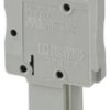 Plug, spring balancer connection, 0.08-4.0 mm², 1 pole, 24 A, 6 kV, gray, 3043103