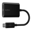 Belkin Adapter 2/Usb-C Do Audio I Ładowania Pd 60W, Czarny
