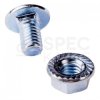 BAKS Śruba SGK M6x10 mm z łbem grzybkowym + nakrętka 70szt