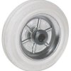 Kółko do wózka, Lite, Guma, Czarny, Szary, obc.: 230kg, śred.: 200mm, szer.: 50mm