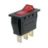 Włącznik ON-OFF z podświetlaniem 12V, czerwony