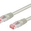 Patch cord S/FTP 6 linka Cu LSZH szary 7,5m 28AWG 50890