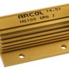 Rezystor do montażu w obudowie 6.8 Ω 100 W ±5 % Arcol HS100 6R8 J +100 ppm/°C Drutowe Osiowe