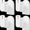 49392 Speaker wall bracket, set of 4, max. 3.5 kg, white