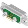 D-Sub socket, 5 pole, 5W1, equipped, straight, solder pin, 3005W1SAR69A30X