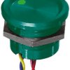 Przełącznik piezoelektryczny, Przewód, 200 mA przy 24 V DC, SPST, Zielony, -40 → +75°C