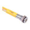 Q8F1CXXHY12E Hyper Bright Yellow Flush 8mm 12VDC LED Panel Indicator IP67 APEM