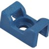 Uchwyt opaski kablowej długość 23.4mm szerokość 14,2 mm średnica otworu 5.2mm Thomas & Betts Niebieski