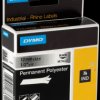 18486 DYMO IND polyester, 12 mm, black/metallic