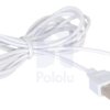Pololu Thin (2mm) USB Cable A to Micro-B, 6 ft, Low/Full-Speed Only