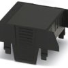 Upper part of housing, ABS/PC, (W x H x D) 52.6 x 75 x 36.95 mm, black, for enclosure, 1071092