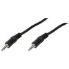 LogiLink CA1048 Jack Audio/phono Cable 0.20 m Black matt