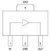 Gain Block MMIC Amplifier, DC to 6GHz