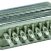D-Sub plug, 15 pole, standard, equipped, straight, solder cup, 09672155604