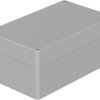 PC enclosure, (L x W x H) 200 x 120 x 90 mm, light gray (RAL 7035), IP65, 02237000