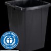 1800505221 Waste container 90 l, black, without lid