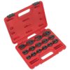 Sealey AK5983 Crow's Foot Spanner Set 15pc 3/8"Sq Drive Metric