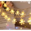 Ozdobny łańcuch LED gwiazdki 3m, biały ciepły 2700K, zasilanie 3xAA