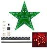 Gwiazda LED pulsujące światło CZERWONE DIY KIT