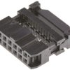 Złącze IDC 12-pinowe 2-rzędowe raster: 2.54mm Żeński Montaż na kablu Amphenol Communications Solutions