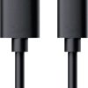 RealPower Kabel USB USB 2.0 Złącze męskie USB-A, Złącze męskie USB-C® 0.60 m czarny 255650
