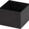 ABS enclosure, (L x W x H) 40 x 40 x 29 mm, black (RAL 9005), 1596B113-10