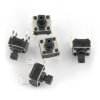 Tact Switch 6x6mm/7mm THT - 5szt.