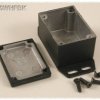 Obudowa uniwersalna Hammond Electronics, aluminium, czarny, (D x S x W) 52.5 x 38 x 31 mm, 1 szt.