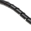 Spiralna owijka kablowa Czarny zakres 4mm RS PRO Nylonowy
