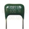 27nF 100V mylar capacitor