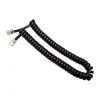 Kabel telefoniczny spiralny RJ10 4P4C 2m czarny słuchawkowy