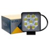 Lampa LED 27W ELTA VisionPRO 12-24V Kwadratowa 9x3W Robocza, Halogen