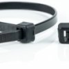 Cable tie, PA, (L x W) 250 x 4.8 mm, bundle-Ø 60 mm, black, UV resistant, -40 to 85 °C, 110156071