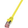 LogiLink CQ2077S RJ45 Patch Cable CAT 6 S/FTP 5m Yellow Flame-retardant