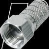 FFL3L Twist-on F connector for Ø 4.0-mm aerial cables