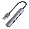 HUB USB UNITEK H1208A 1xUSB3.0 3xUSB2.0 Aluminiowy