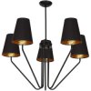 Żyrandol VICTORIA BLACK 5xE27 MLP4913 Milagro