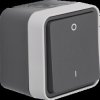 WNC008 Off switch W.1, 2-pin, AP, IP55, grey