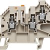 Disconnect/test-disconnect terminal block, screw connection, 0.5-4.0 mm², 27 A, 6 kV, dark beige, 1905080000
